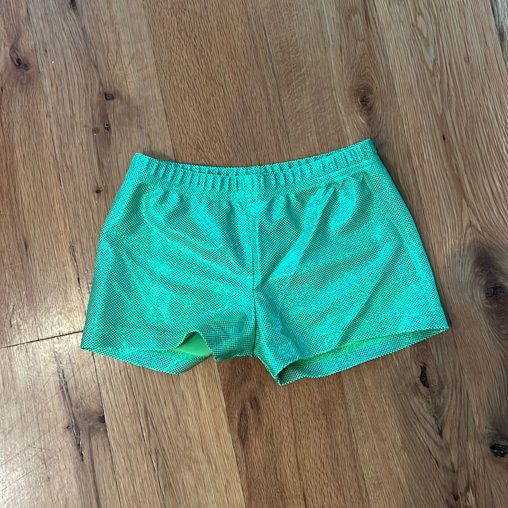 Zone Green Gymnastics Shorts